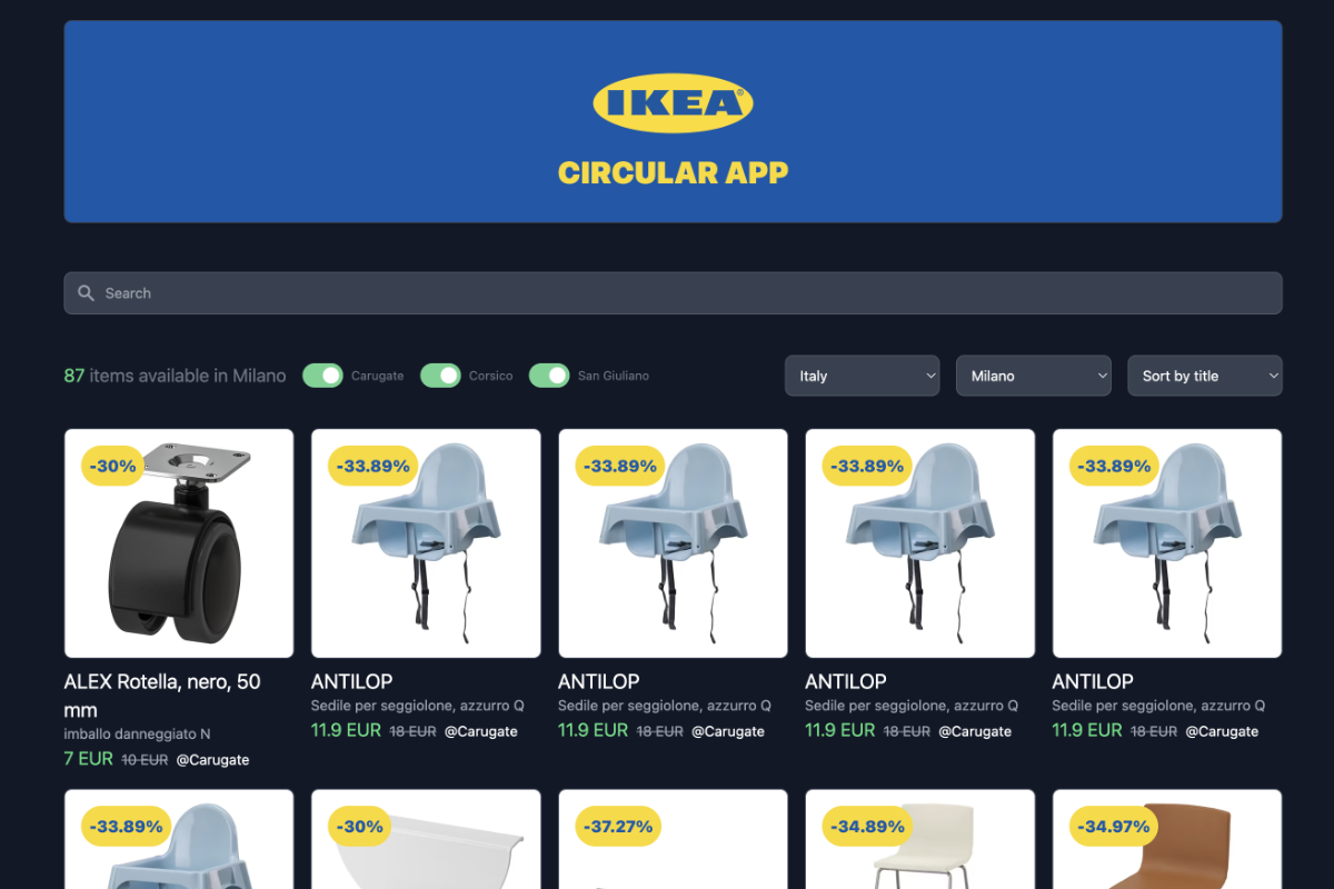 Ikea Circular App