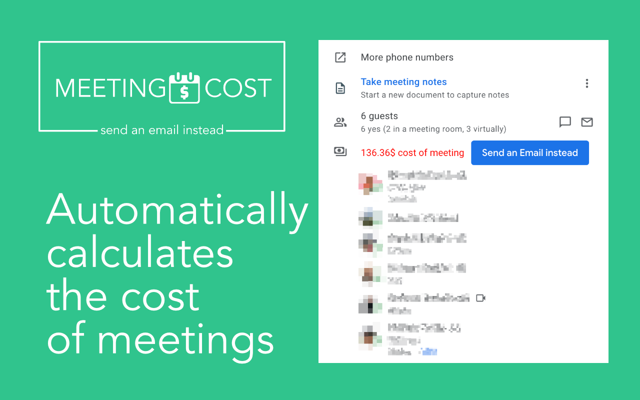 Meeting cost